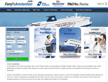 Tablet Screenshot of ferrytoamsterdam.com